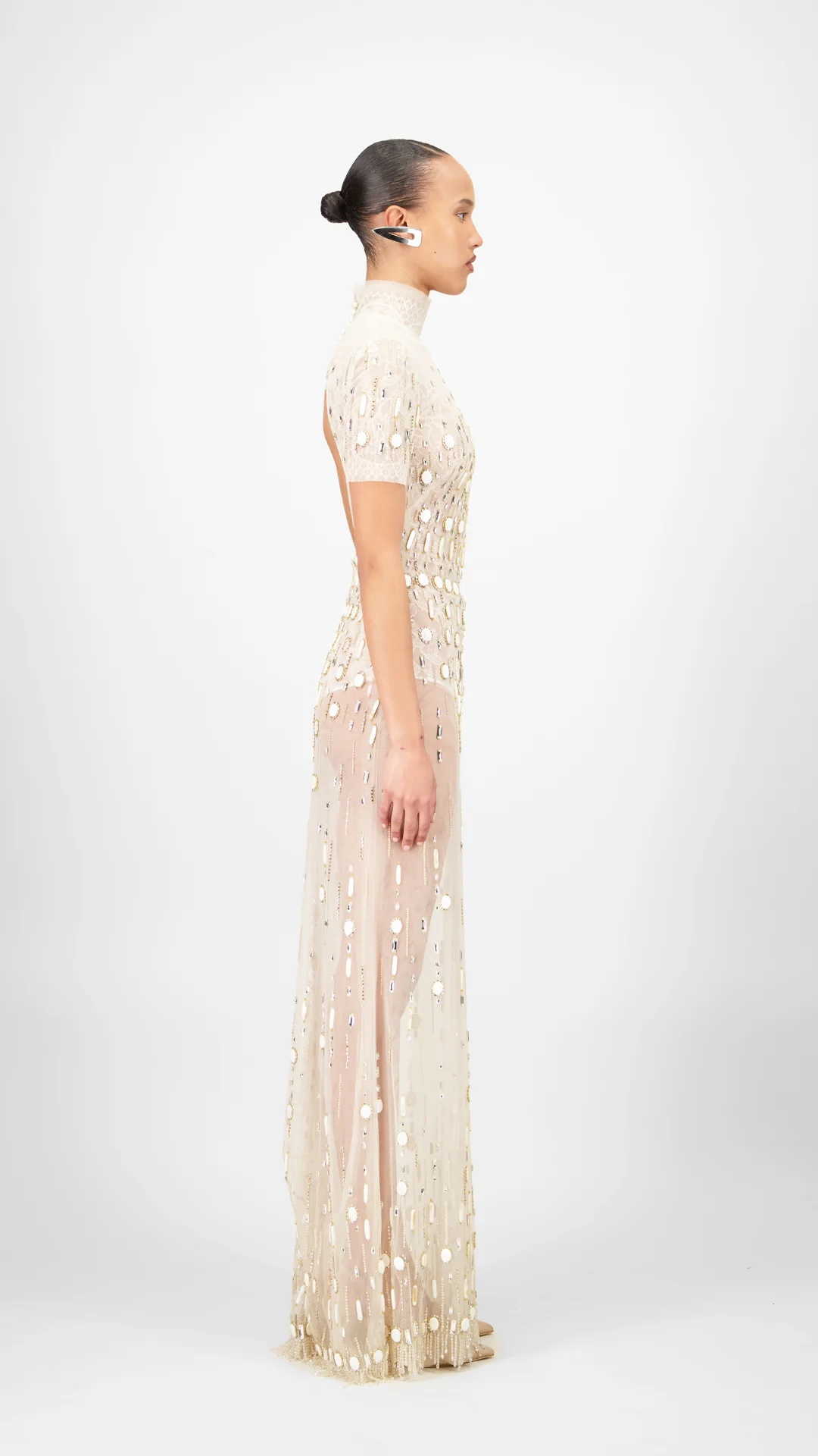 Beaded Long Dress - Image 3