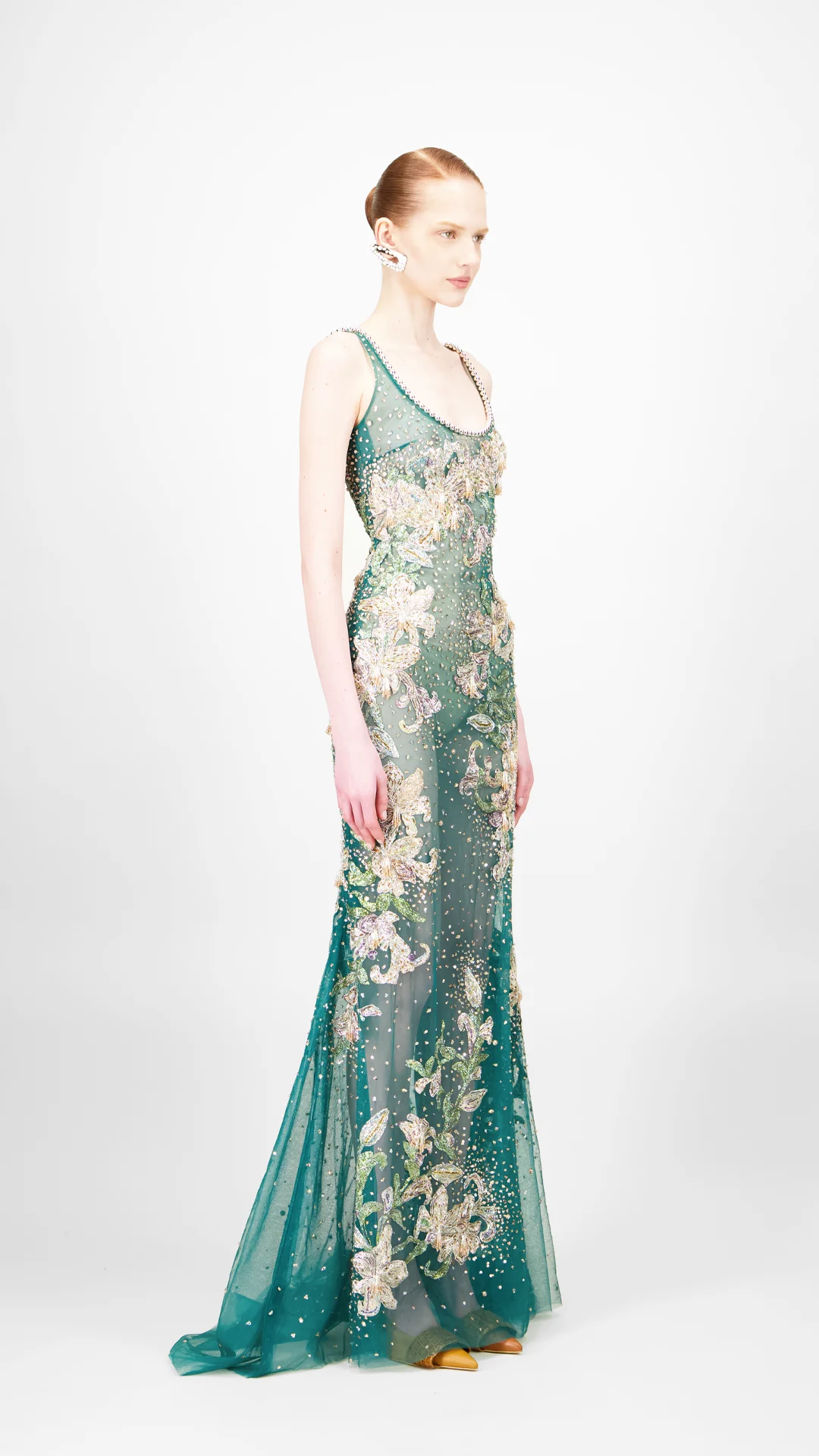 Beaded Long Dress - Image 3