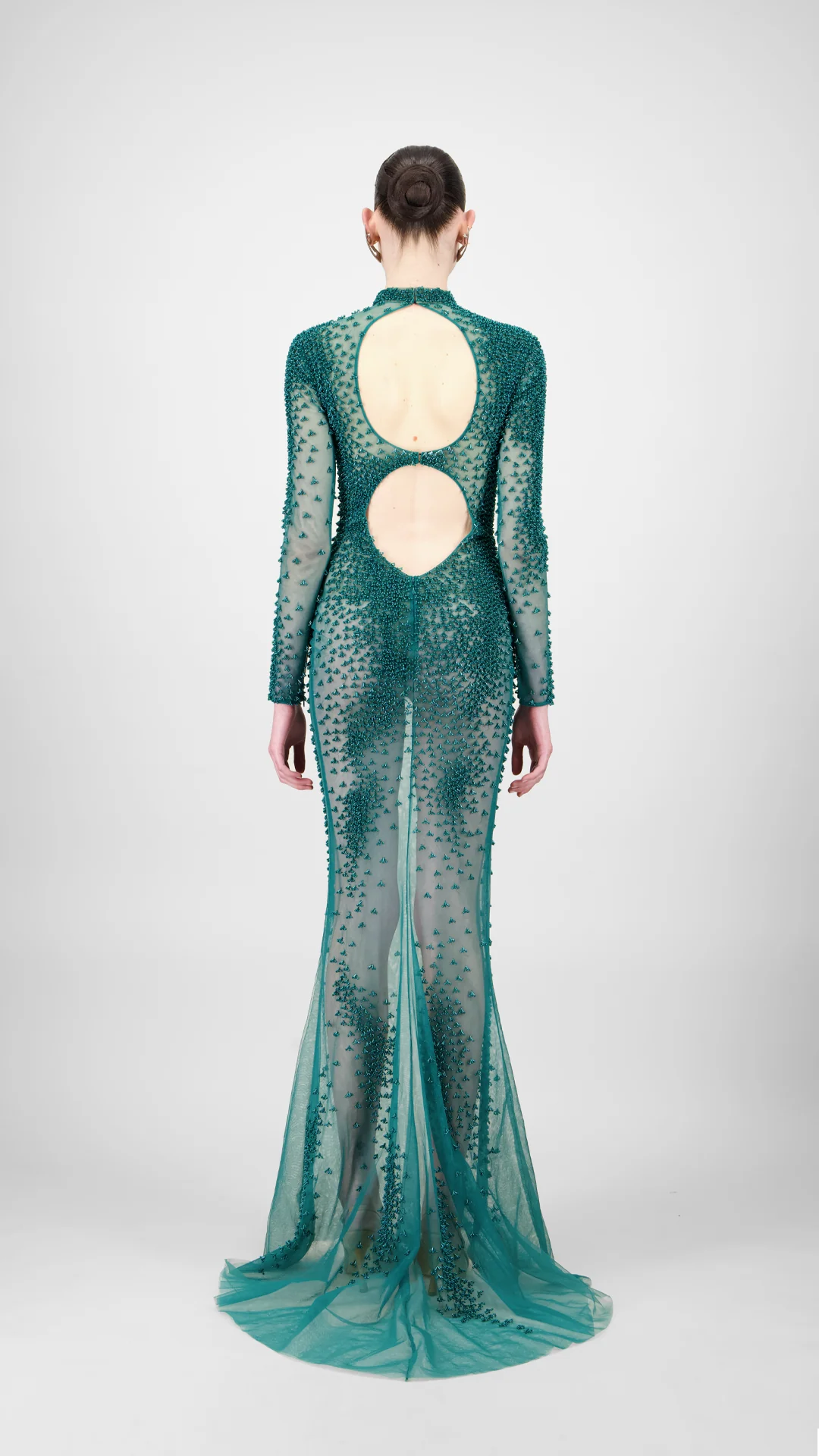 Beaded Long Dress - Image 3
