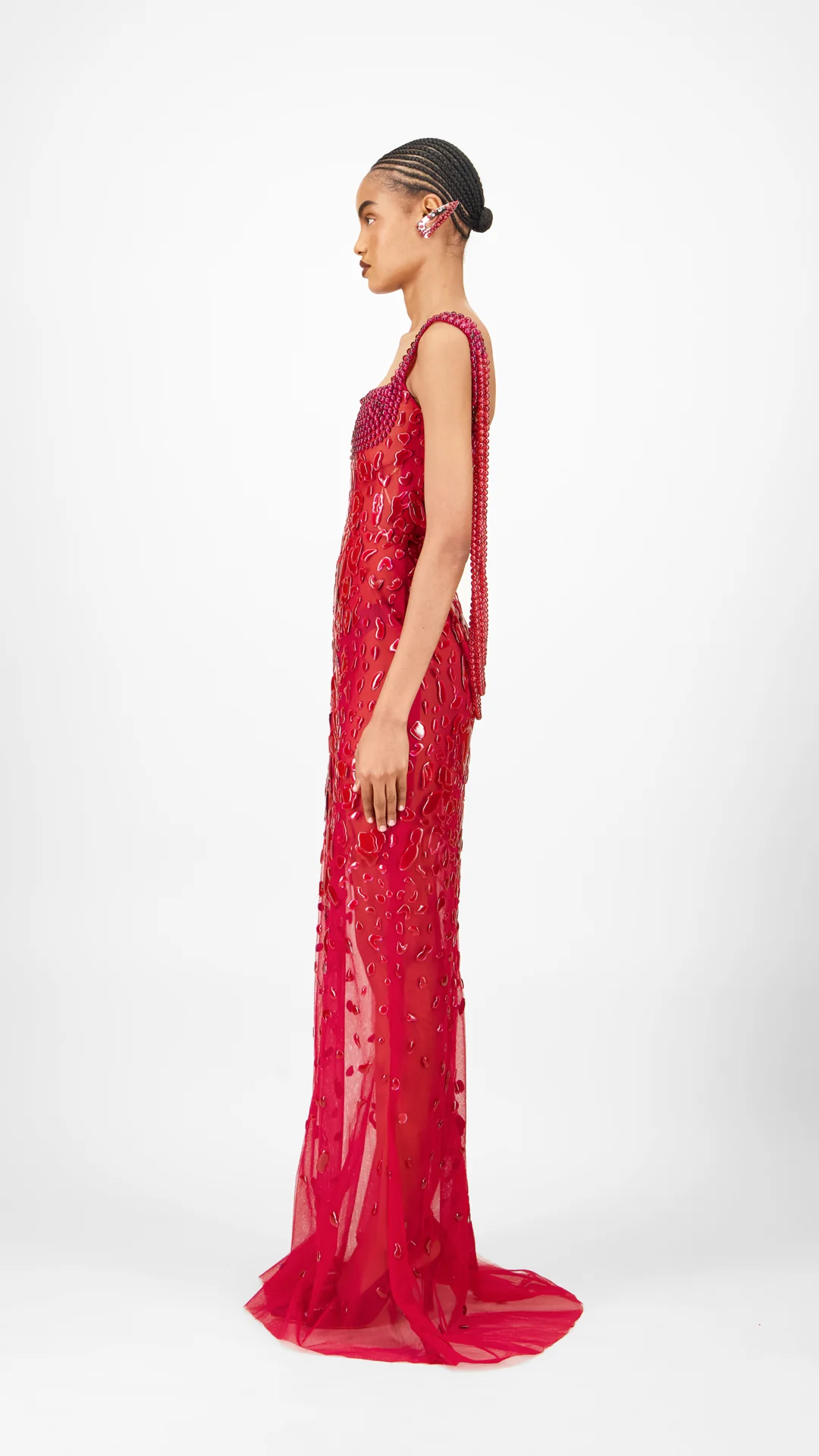 Beaded Long Dress - Image 3