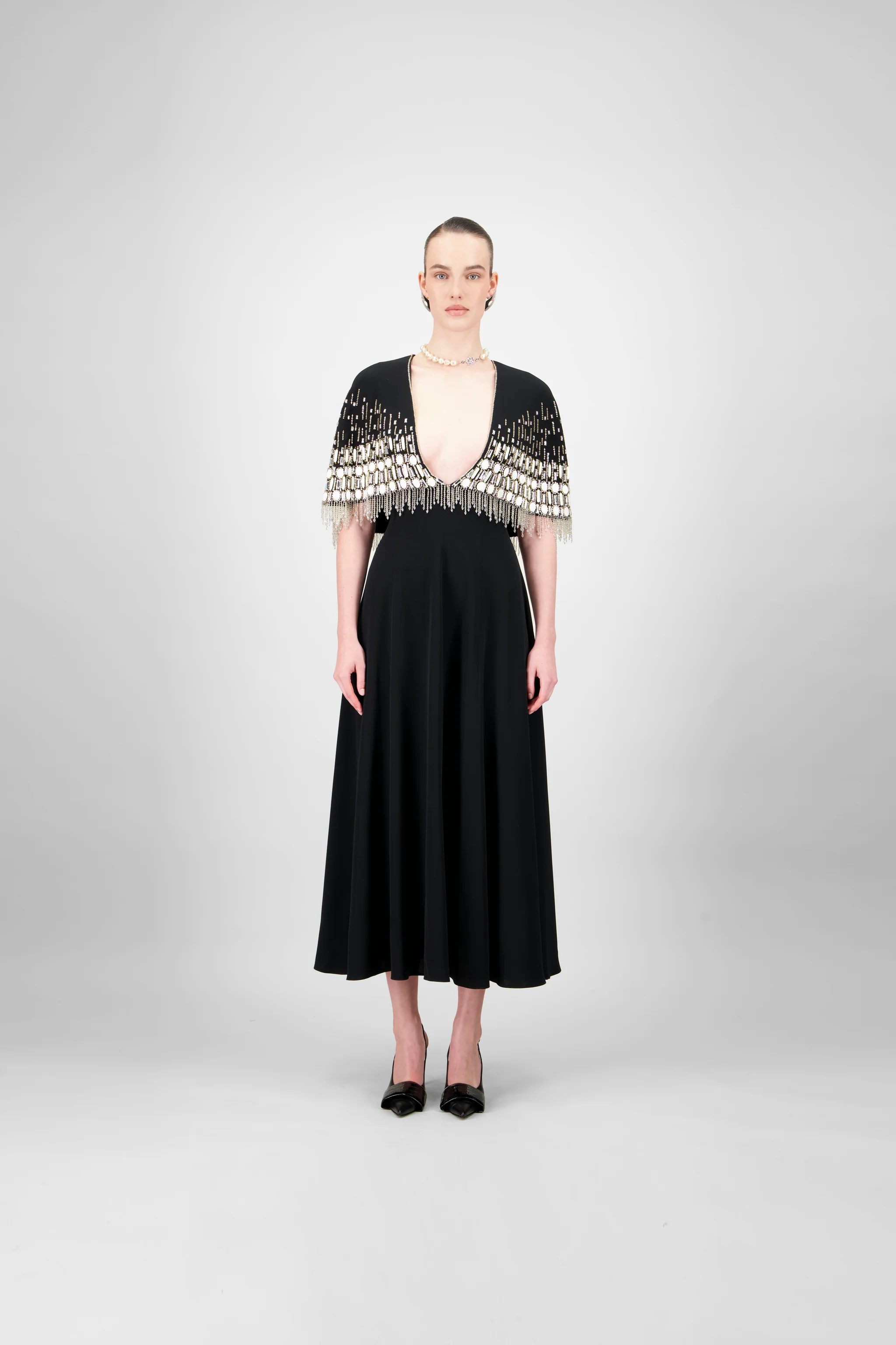 Beaded Midi Dress