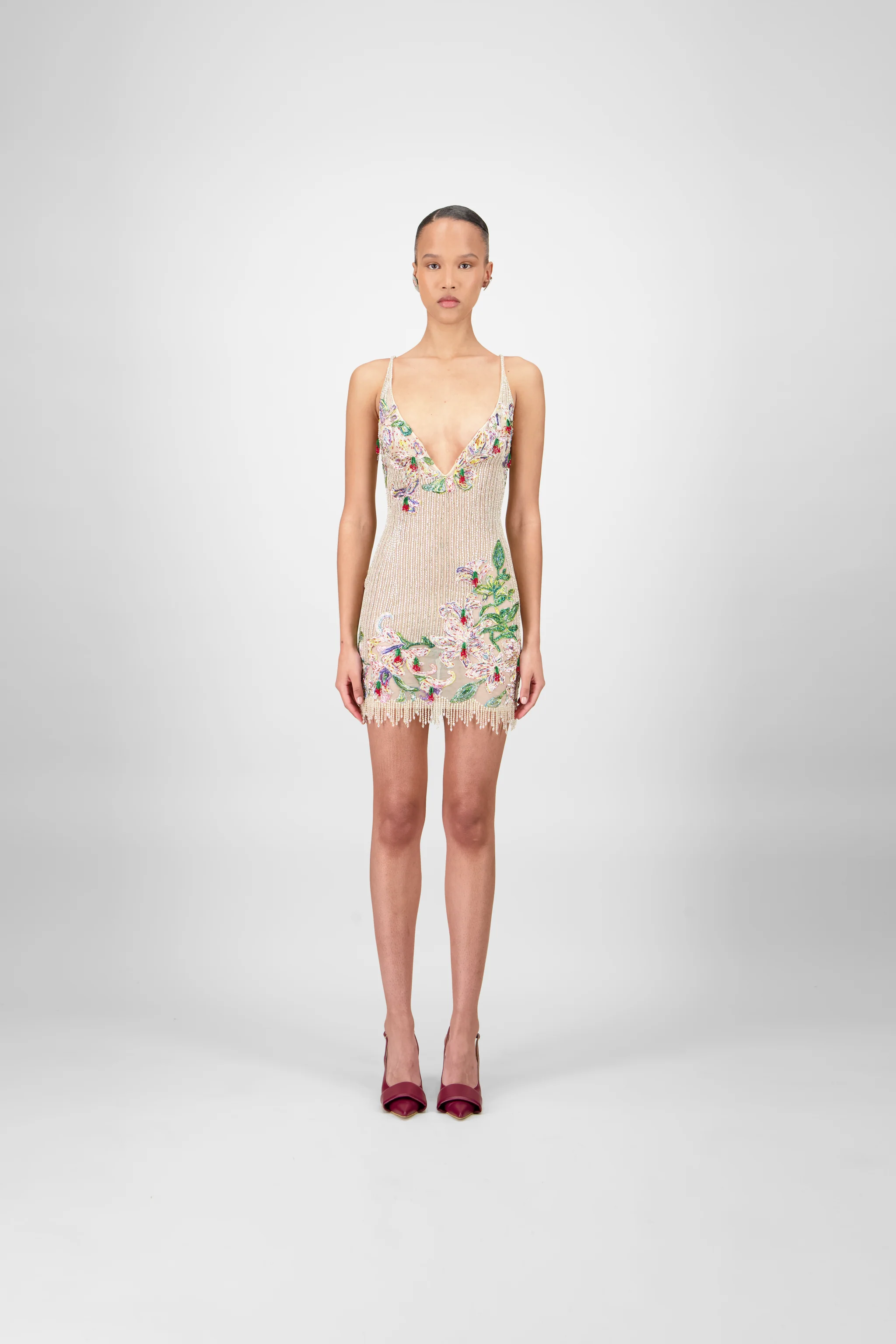 Beaded Short Dress