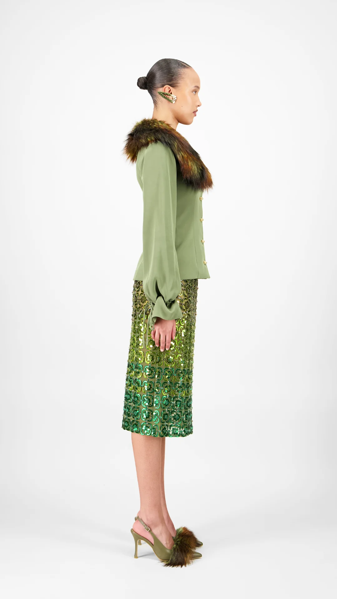 Beaded Short Skirt - Image 2