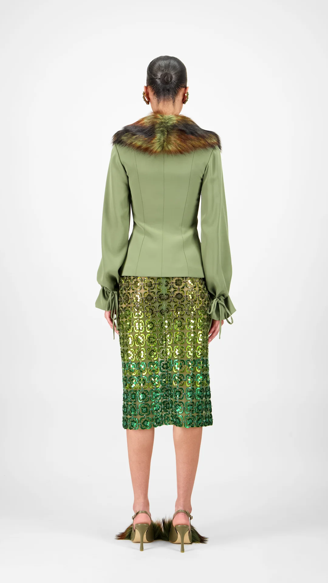 Beaded Short Skirt - Image 3