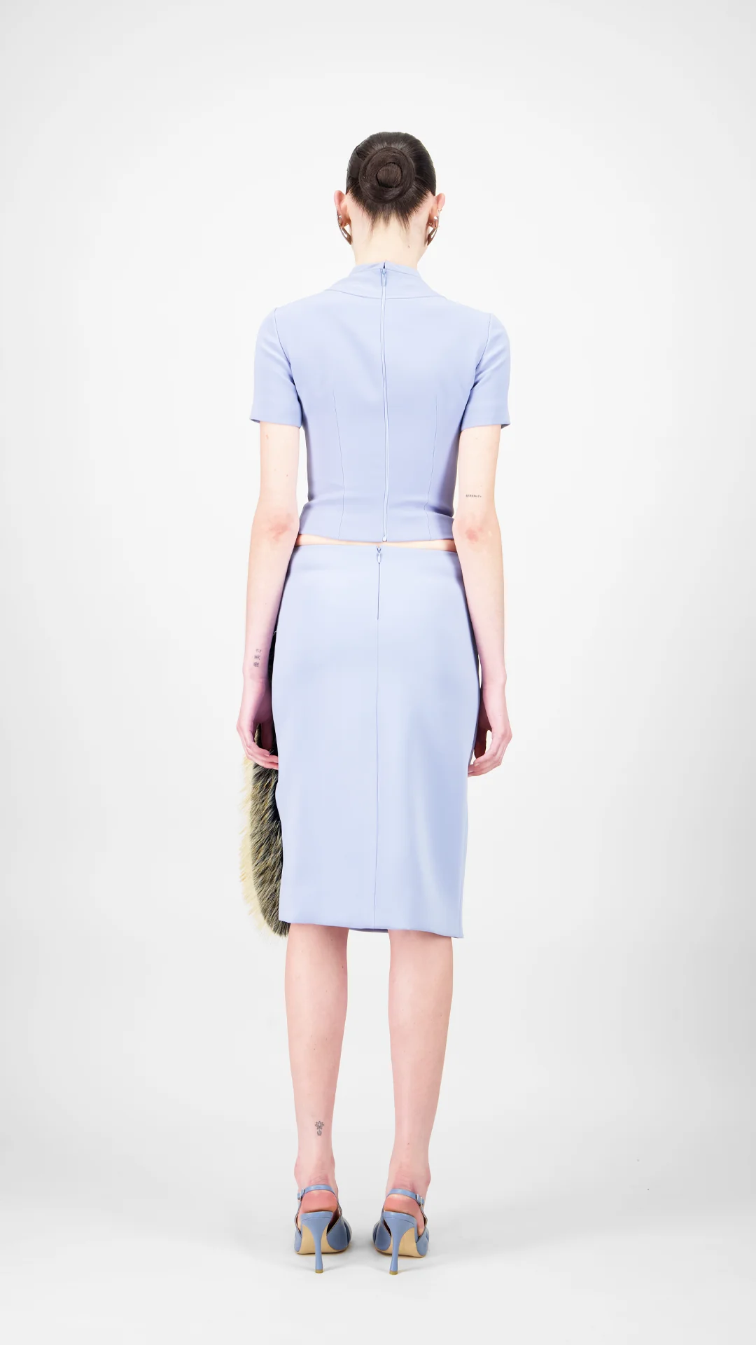 Crepe Short Skirt - Image 3