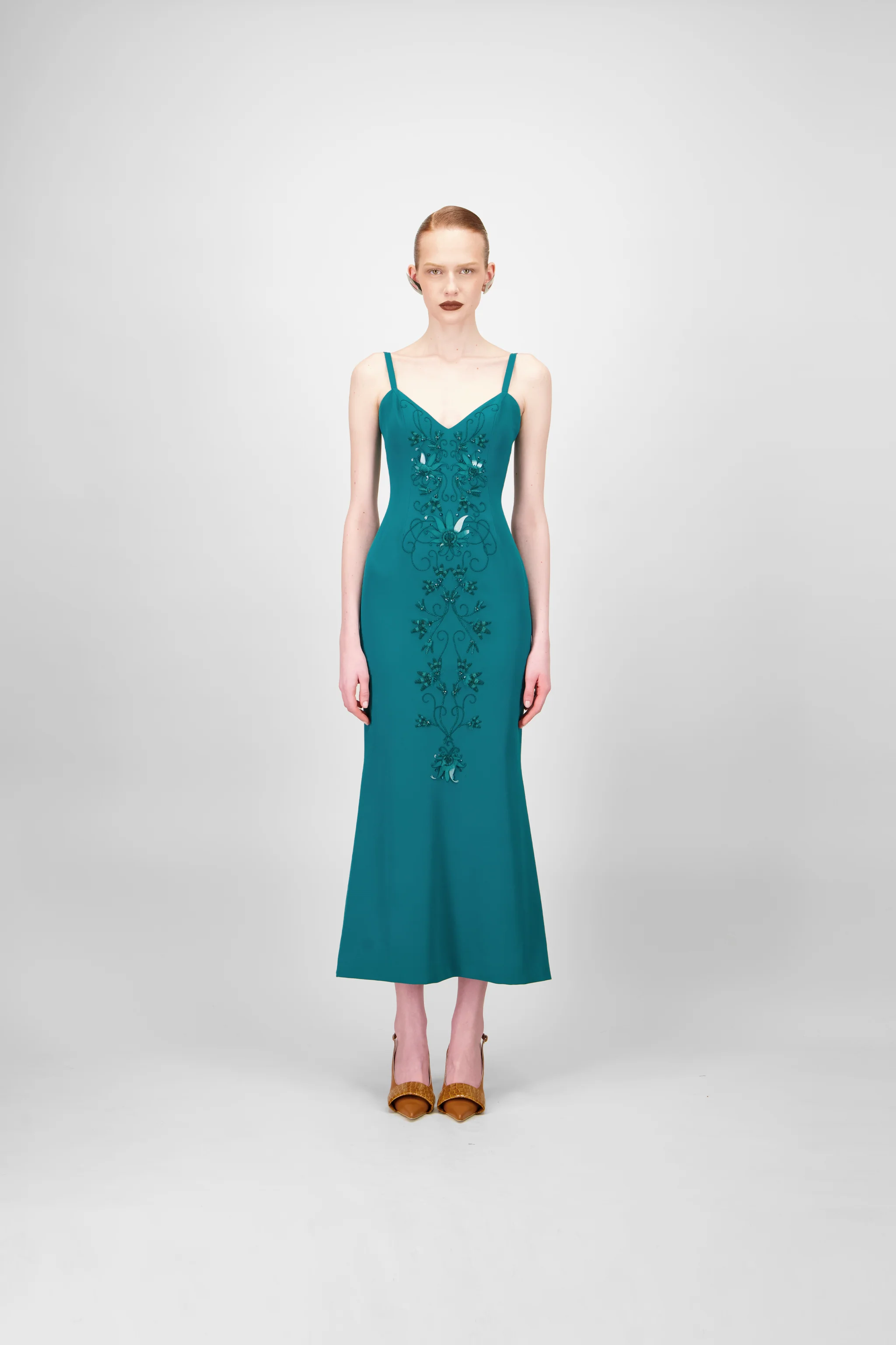 Fitted Midi Dress