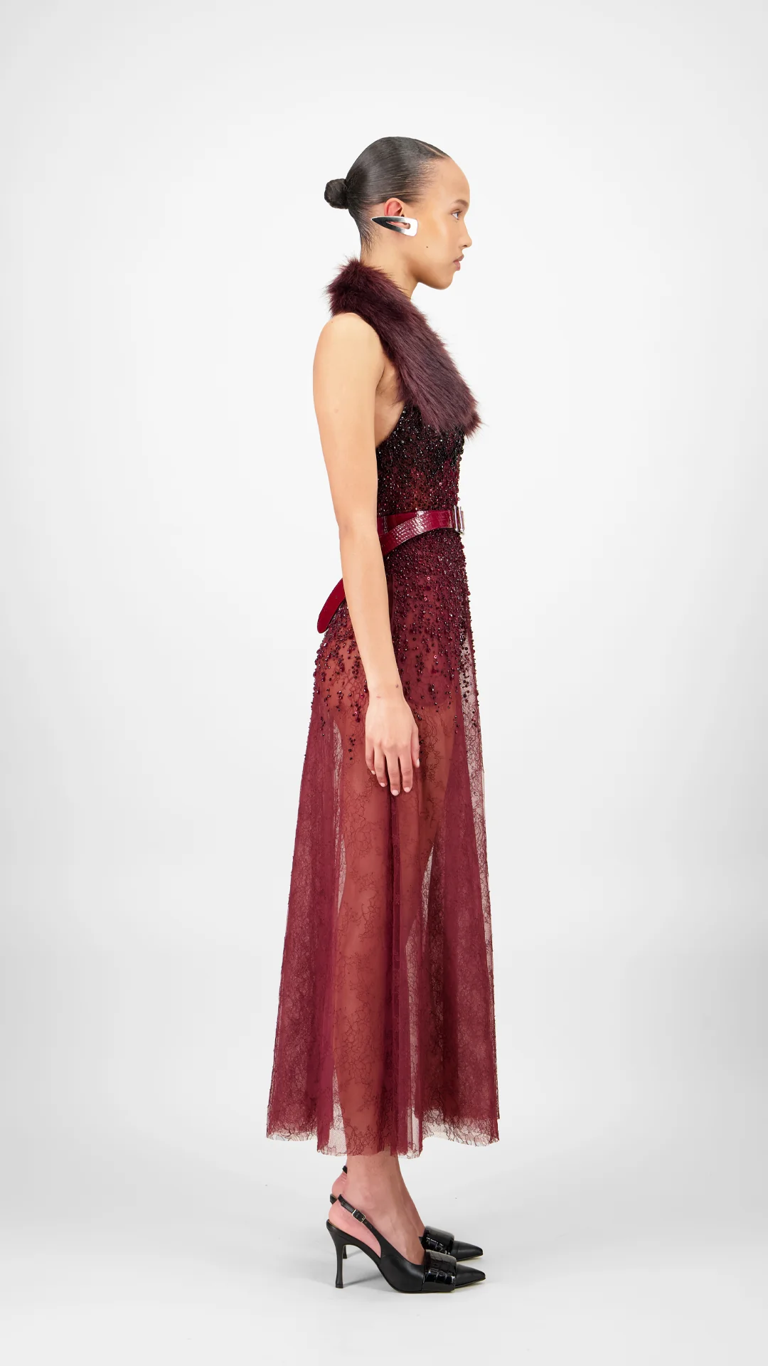 Flowy Midi Dress - Image 3
