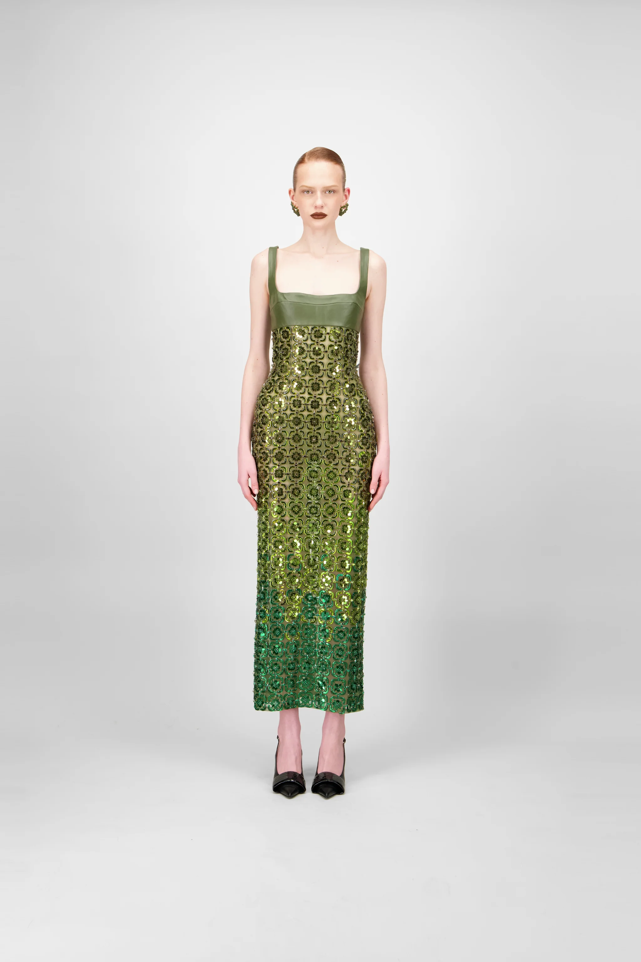 Glow Sequin Midi Dress