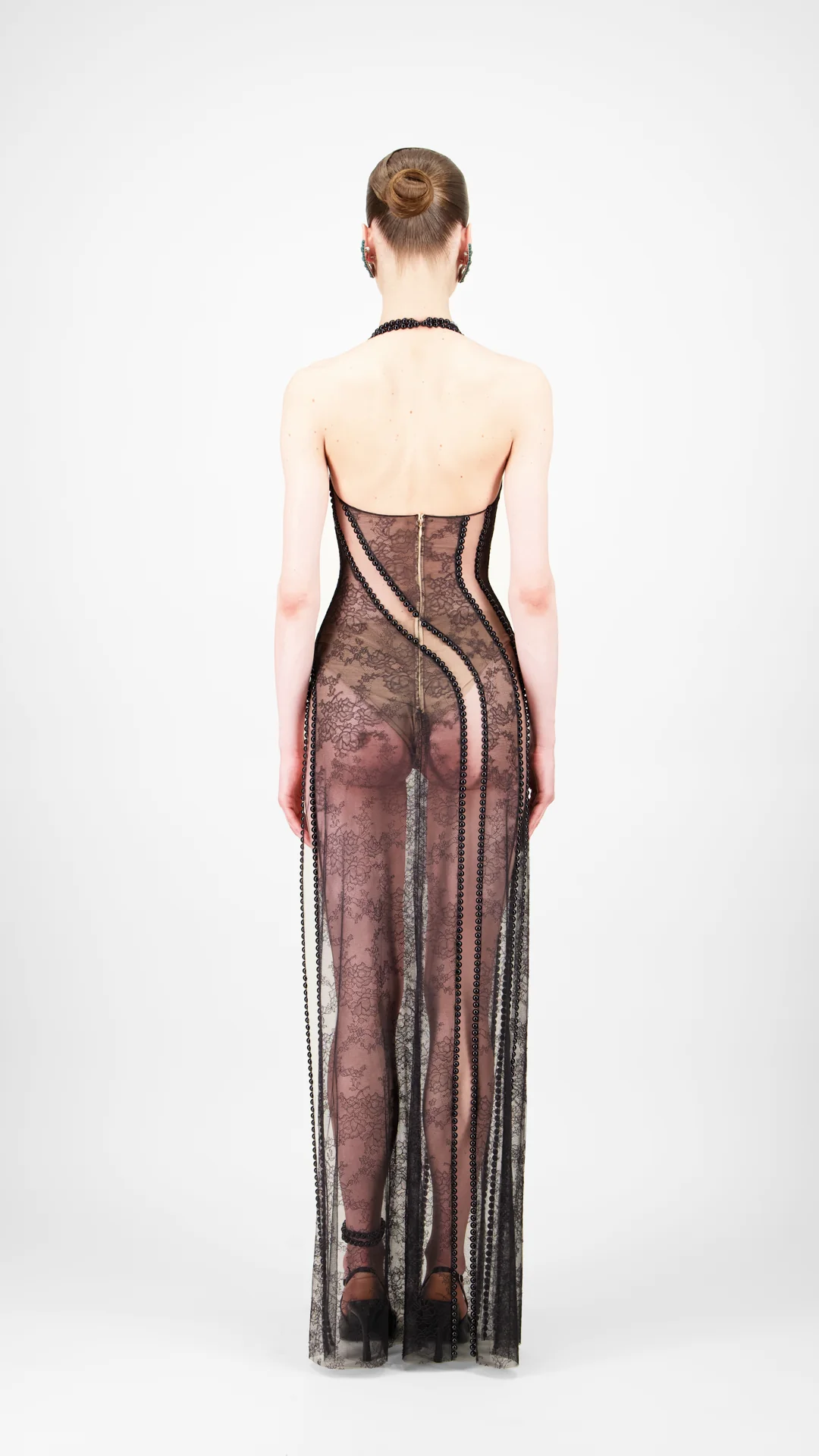 Lace Long Dress - Image 3