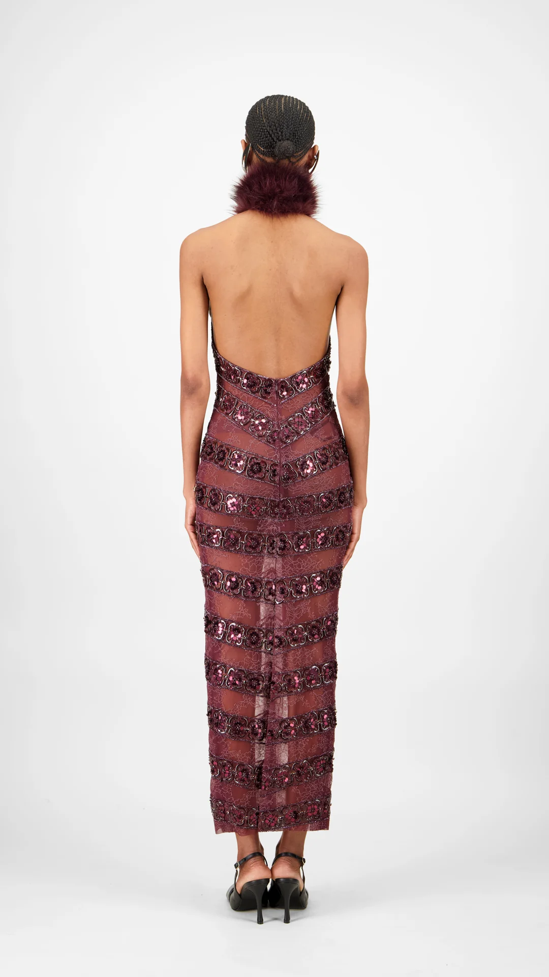 Lace Midi Dress - Image 2