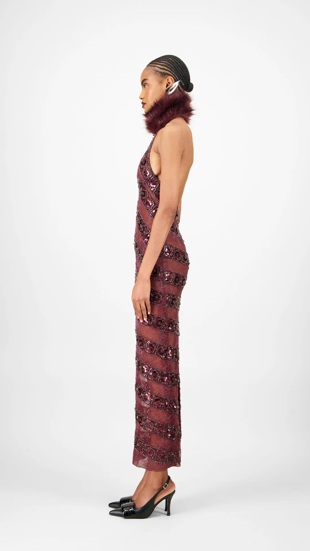 Lace Midi Dress - Image 3
