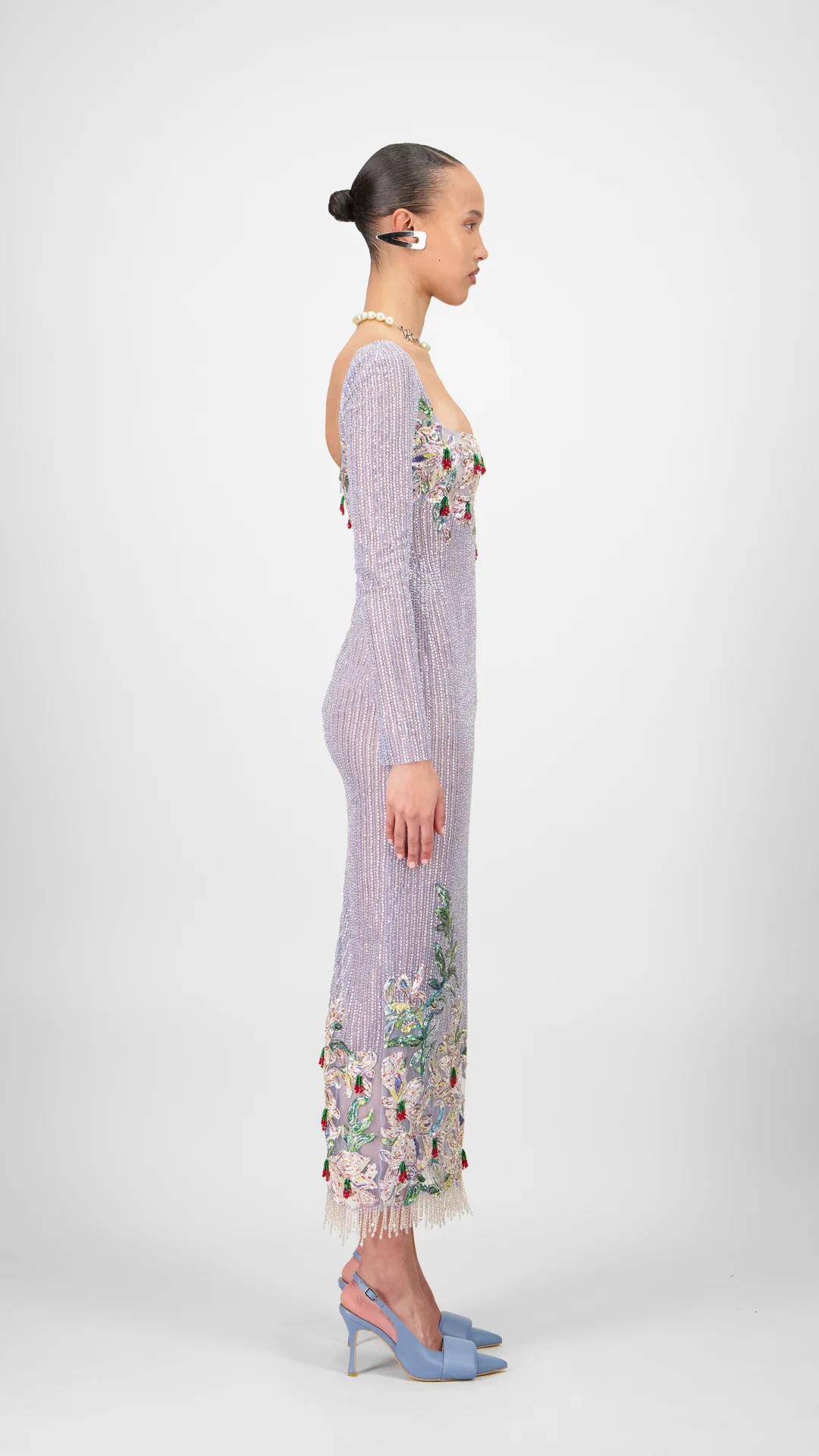 Long Sleeve Midi Dress - Image 2