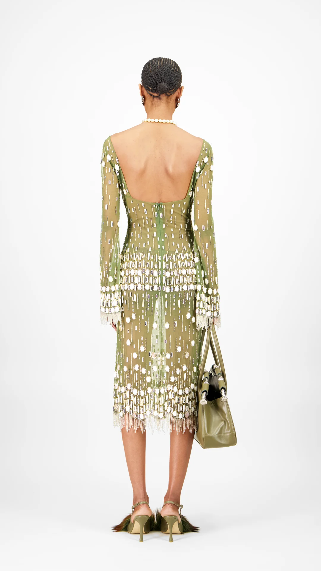 Long Sleeve Short Dress - Image 2