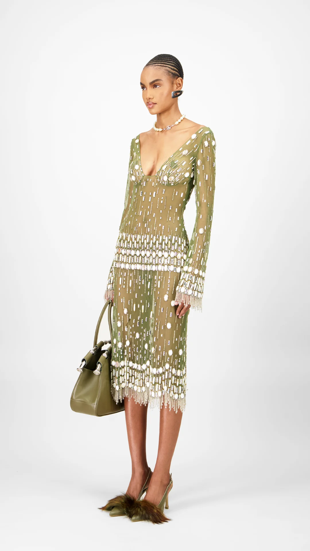 Long Sleeve Short Dress - Image 3