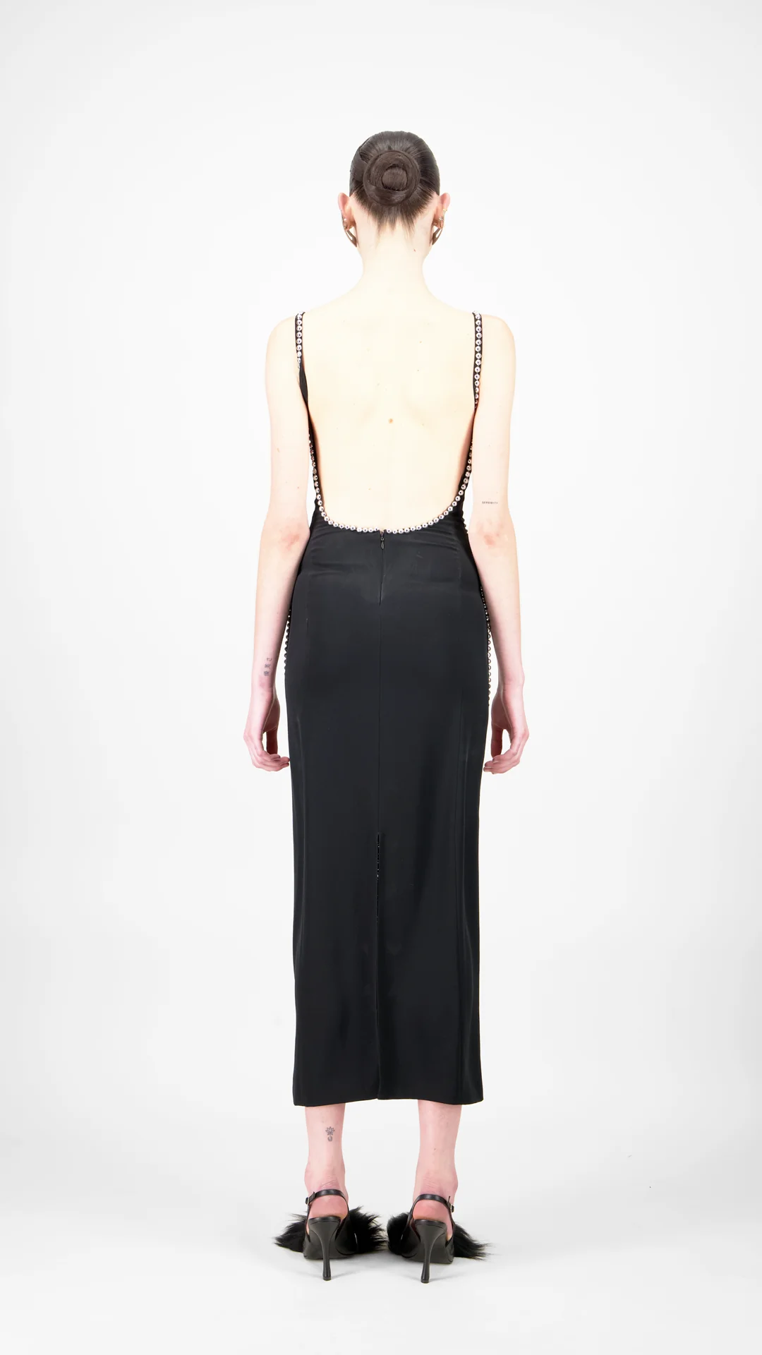 Metallic Midi Dress - Image 3