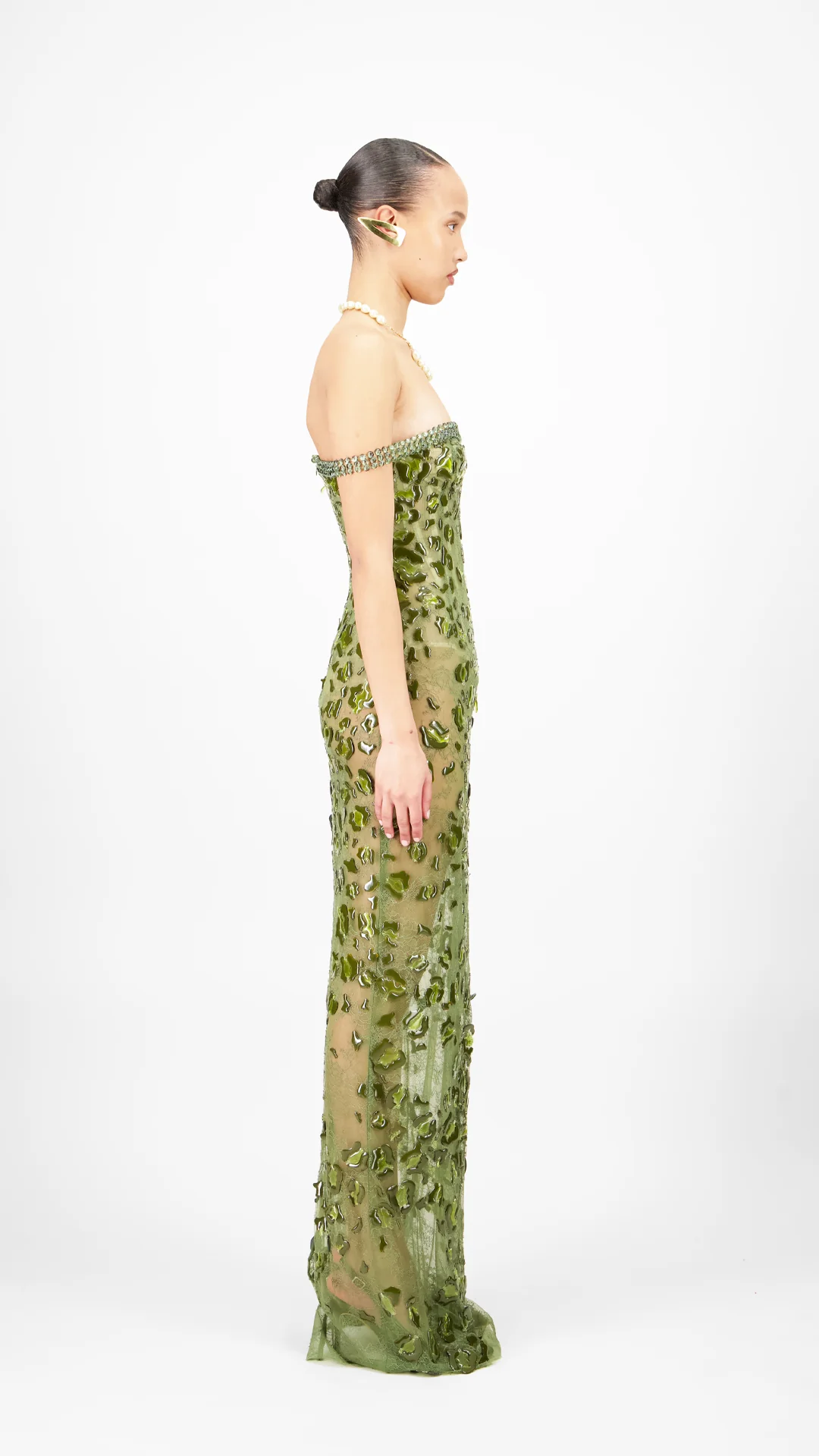 Off-Shoulder Long Dress - Image 2