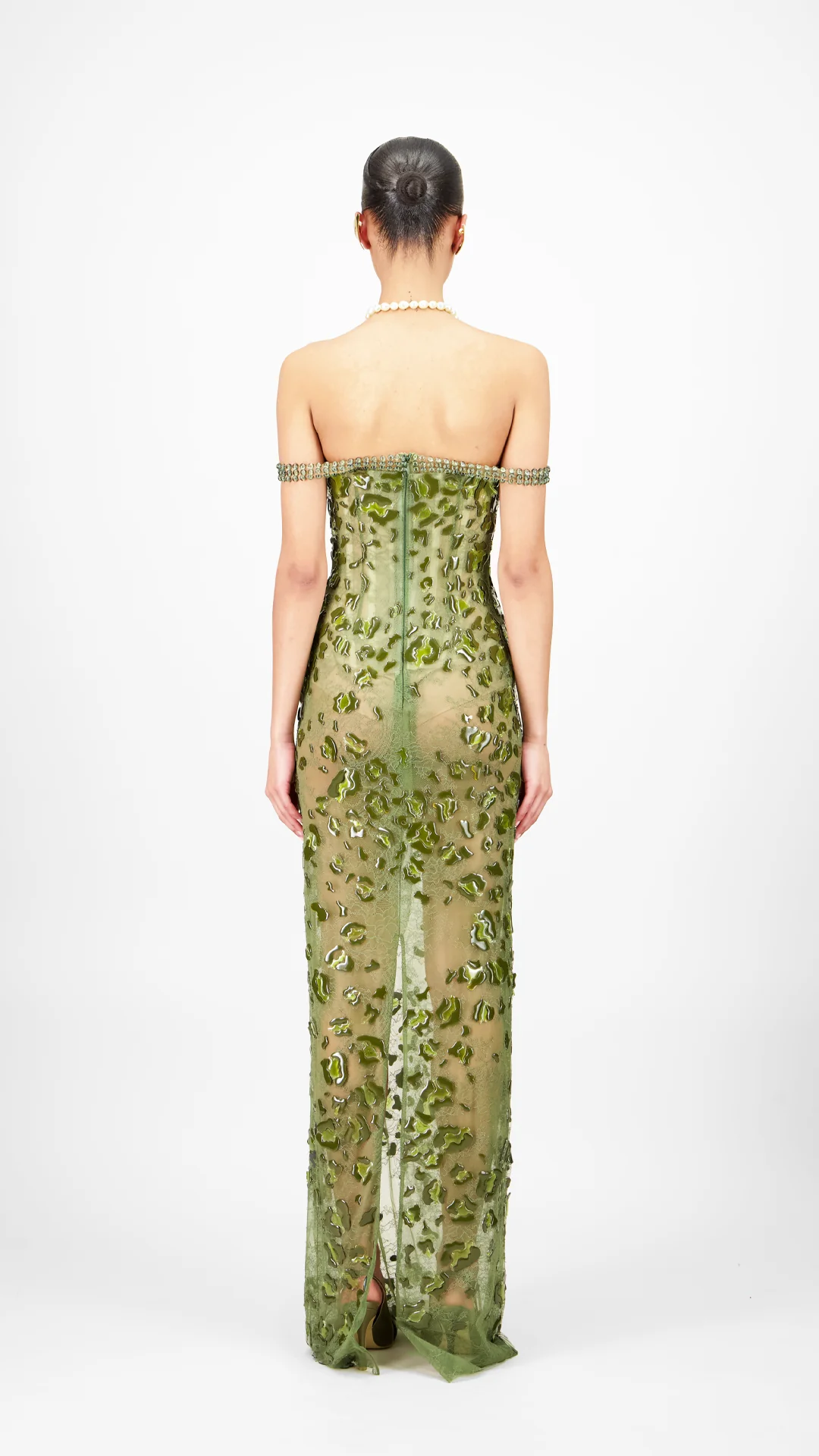 Off-Shoulder Long Dress - Image 3