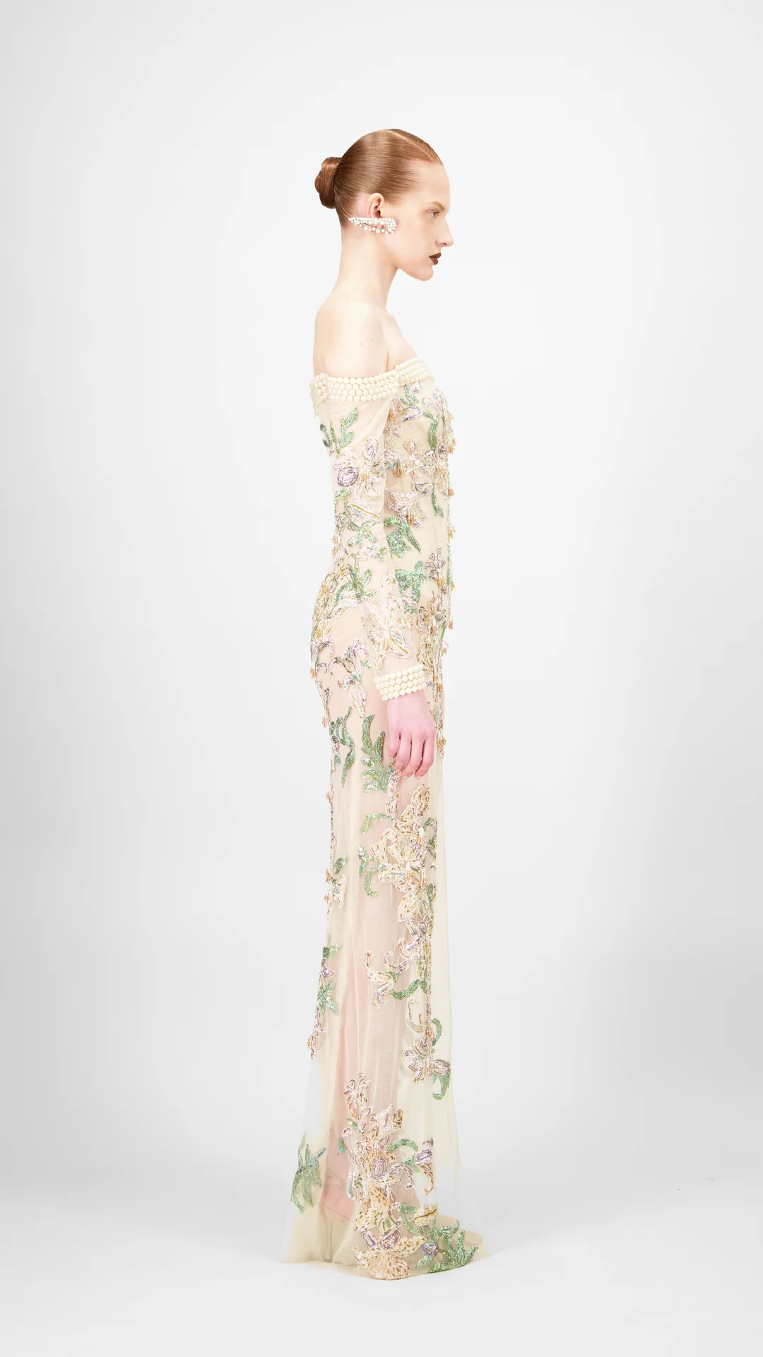 Off-Shoulder Long Dress - Image 2