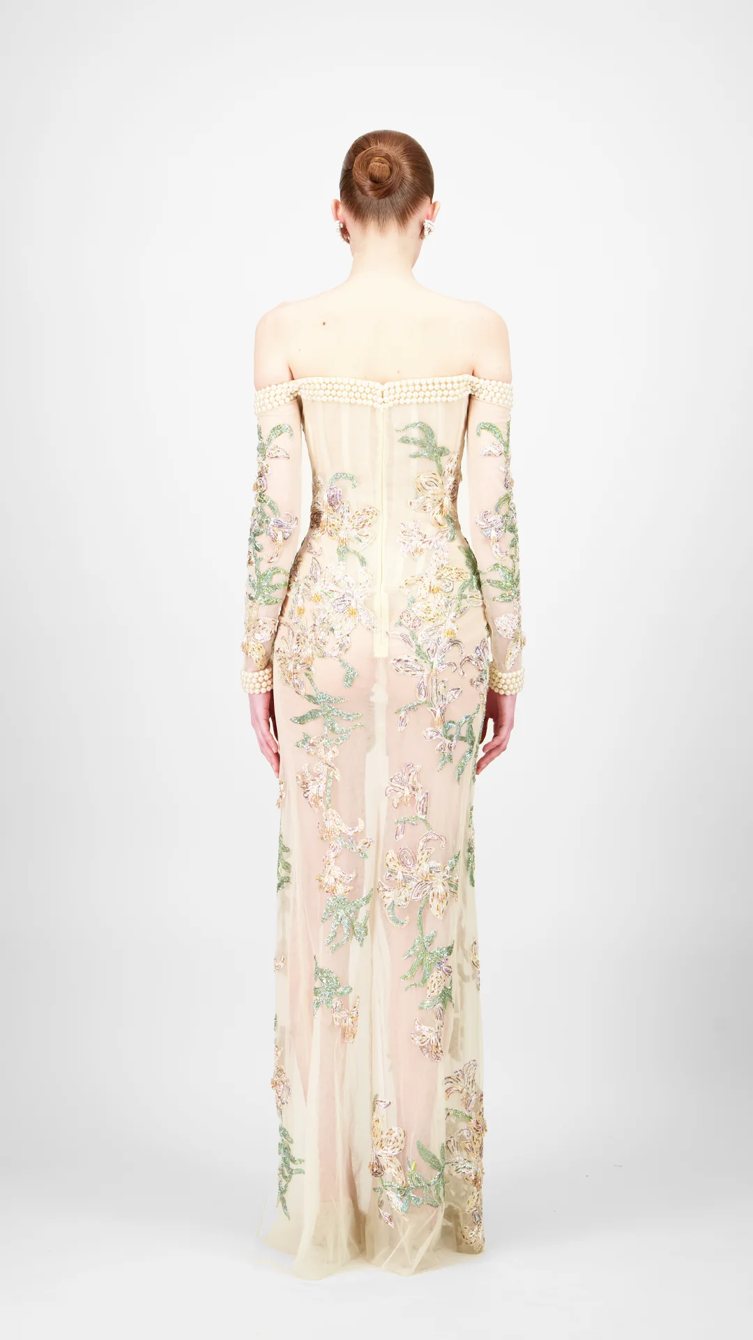 Off-Shoulder Long Dress - Image 3