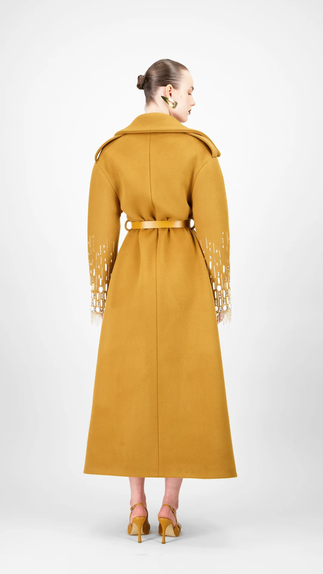 Pearl Wool Coat - Image 3