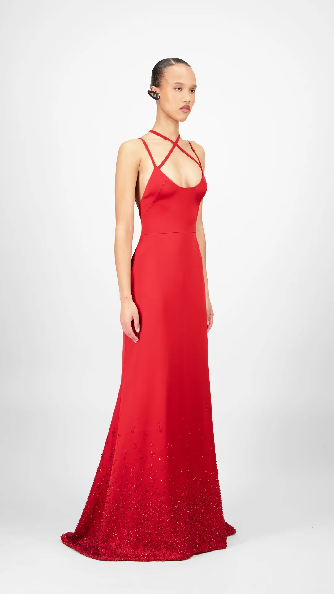 Silky Long Dress - Image 3