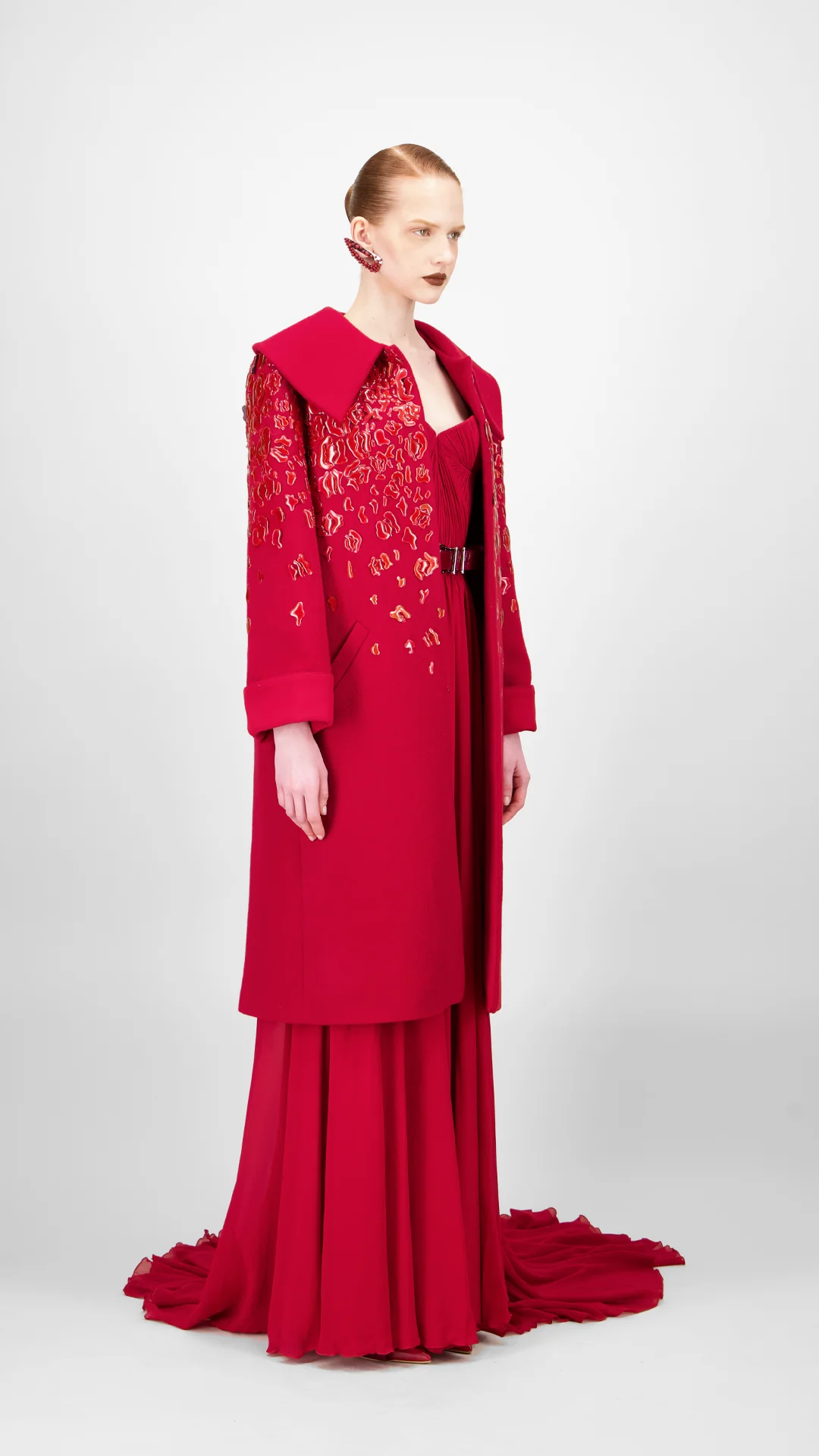 Sophisticated Wool Coat - Image 3