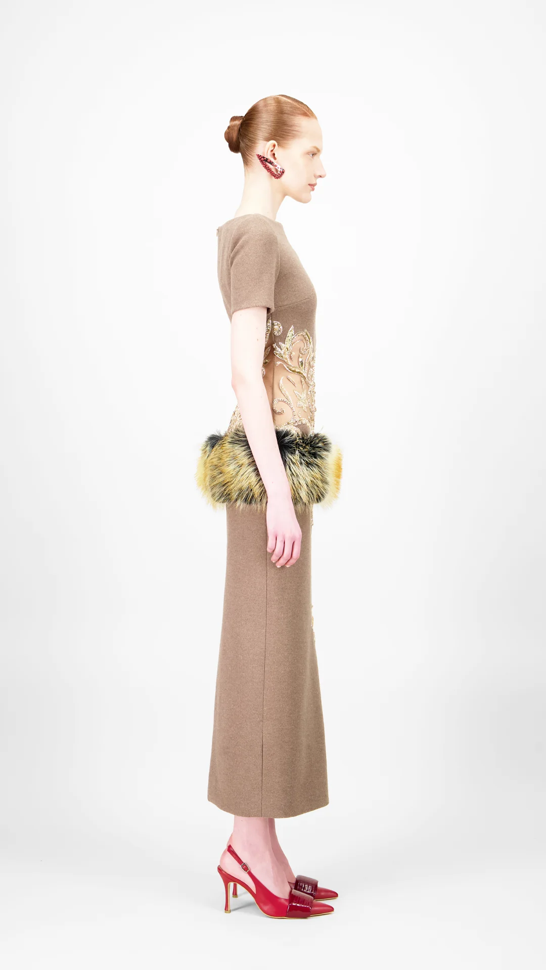 Stretch Midi Dress - Image 3